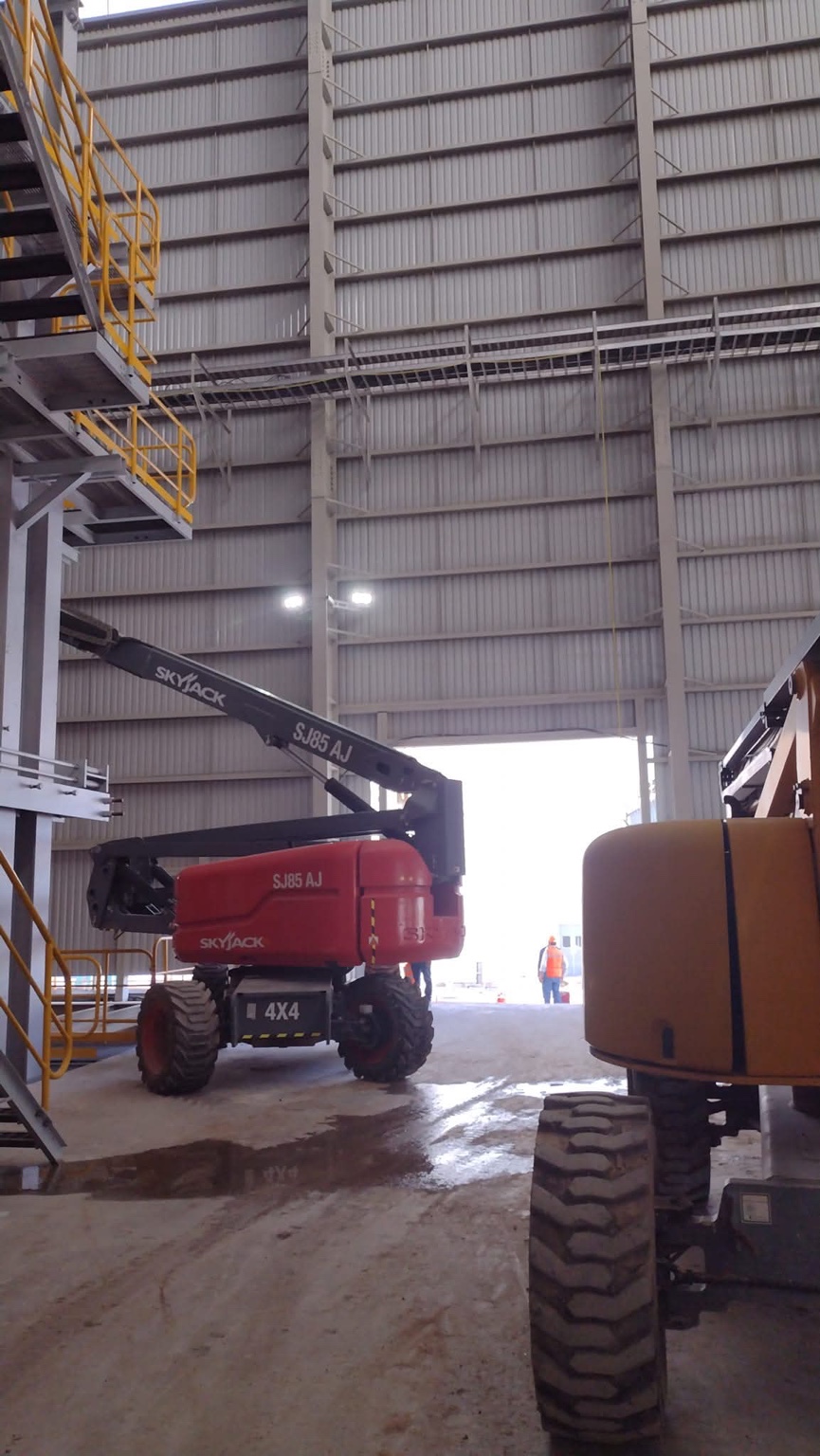 Trabajo de mantenimiento e instalación